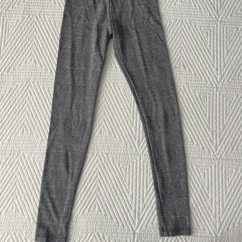 Zara High Waisted Plaid Legging